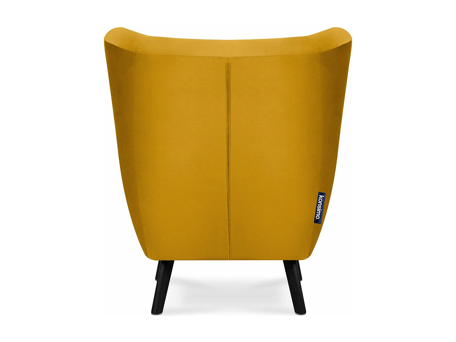 Eleganter Ohrensessel für das Wohnzimmer - gelb - MIRO