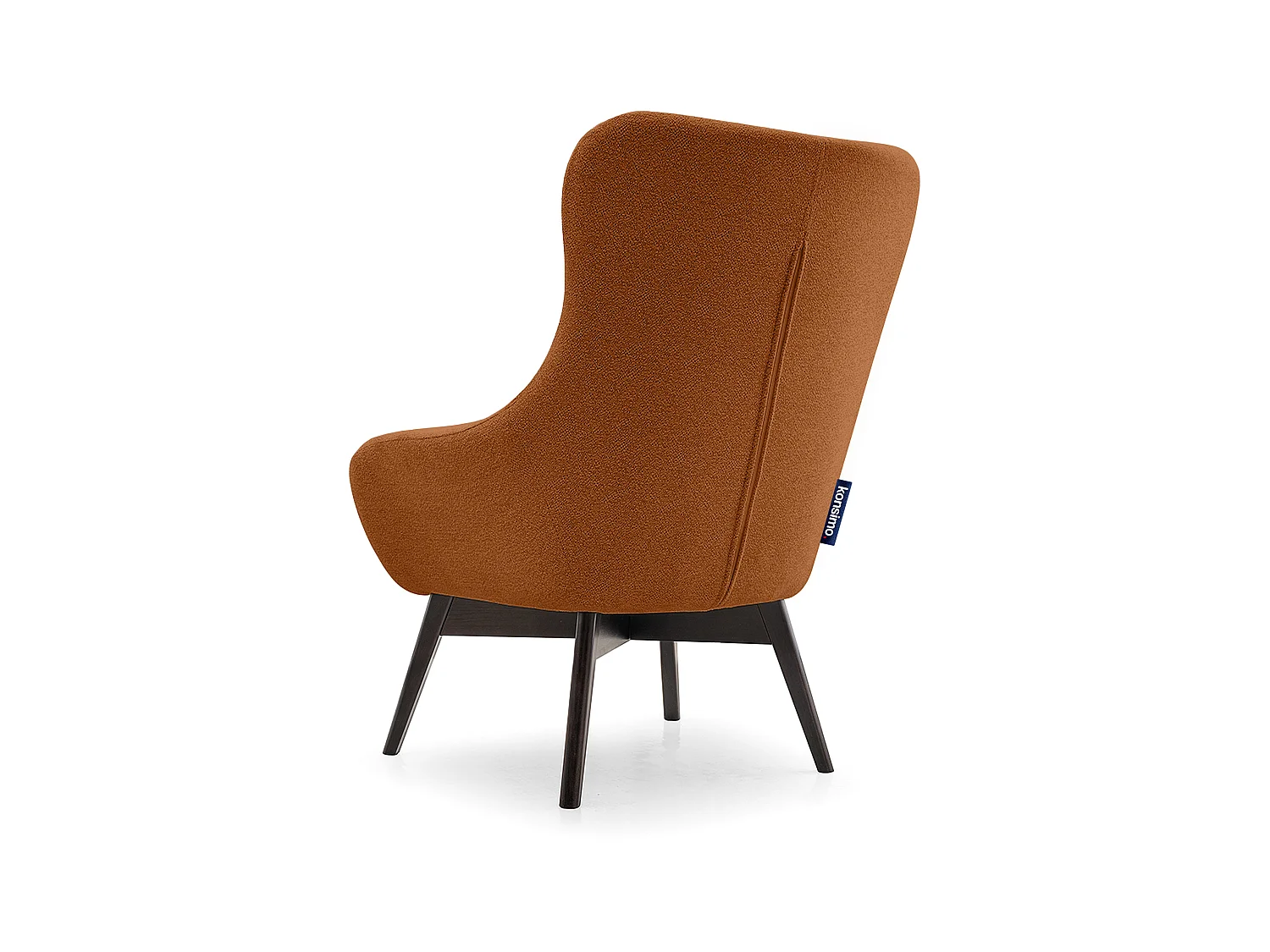 Eleganter roter Sessel mit Steppung - Erze - RAMOS