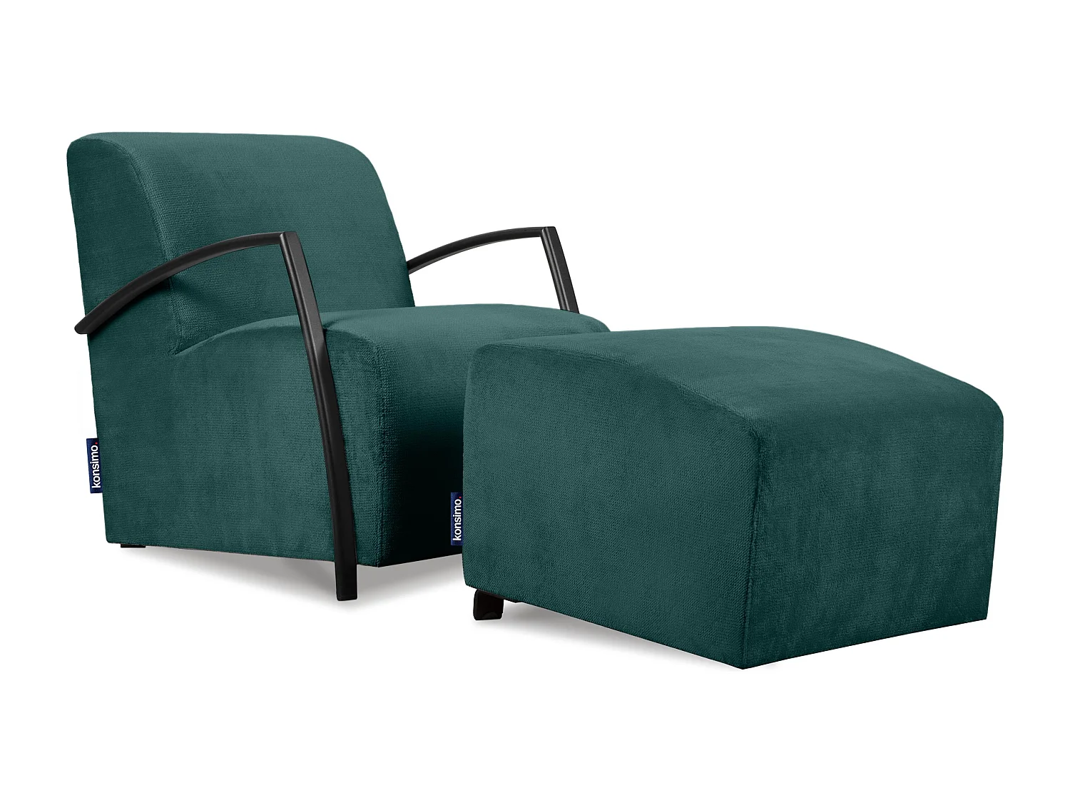 Maritimer Sessel mit Armlehne - Marine - CARO