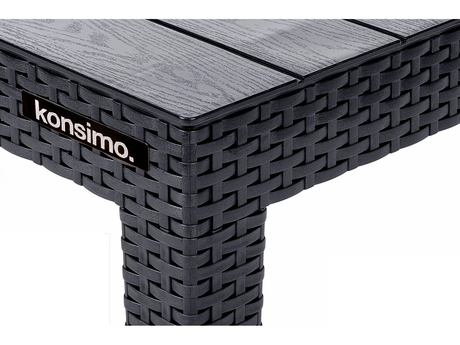 Gartenmöbel-Set  (4er-Set) - Anthrazit - HORILES