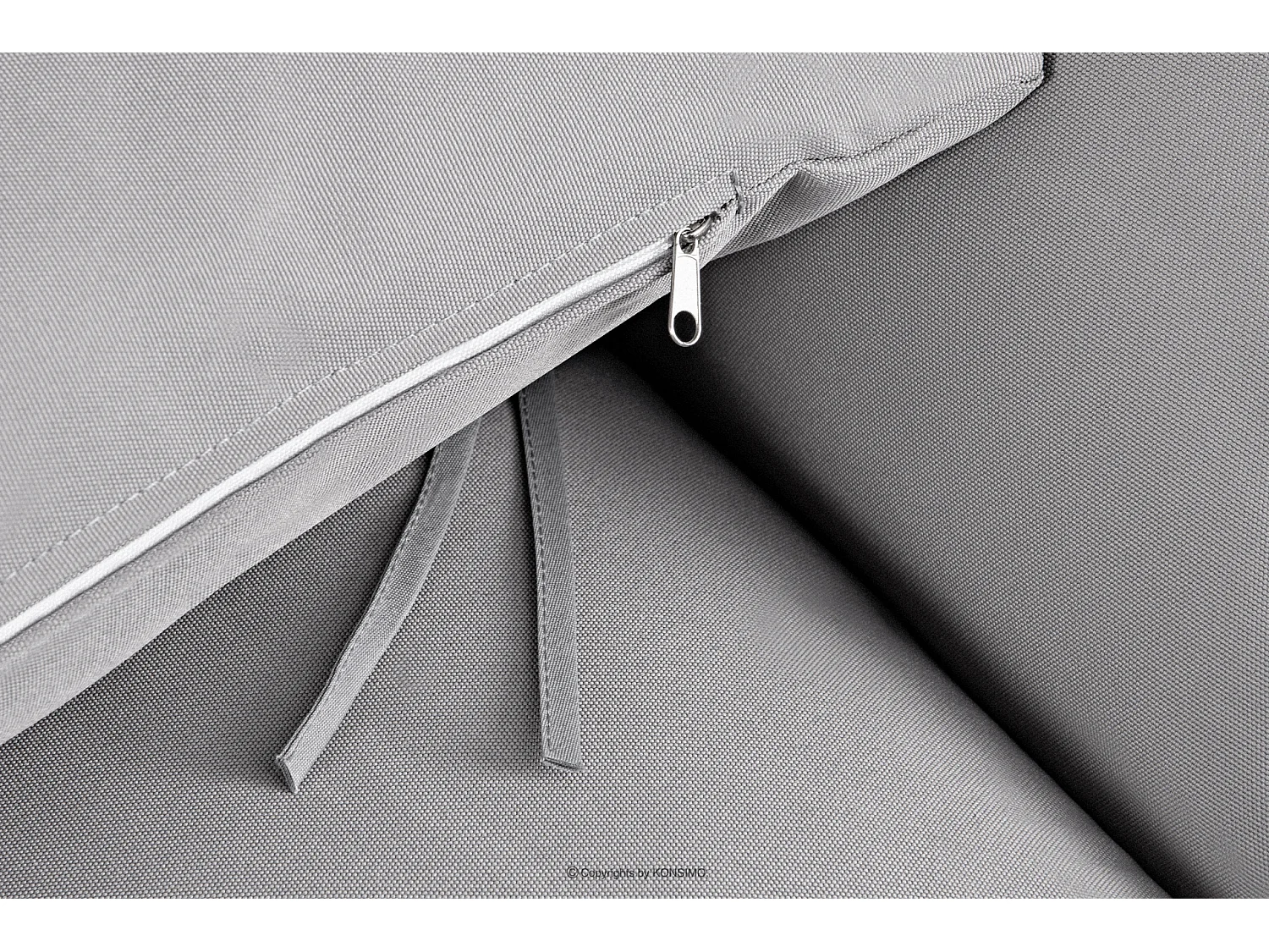 Hängesessel mit Bezug  - weiß / hellgrau - CULLUS