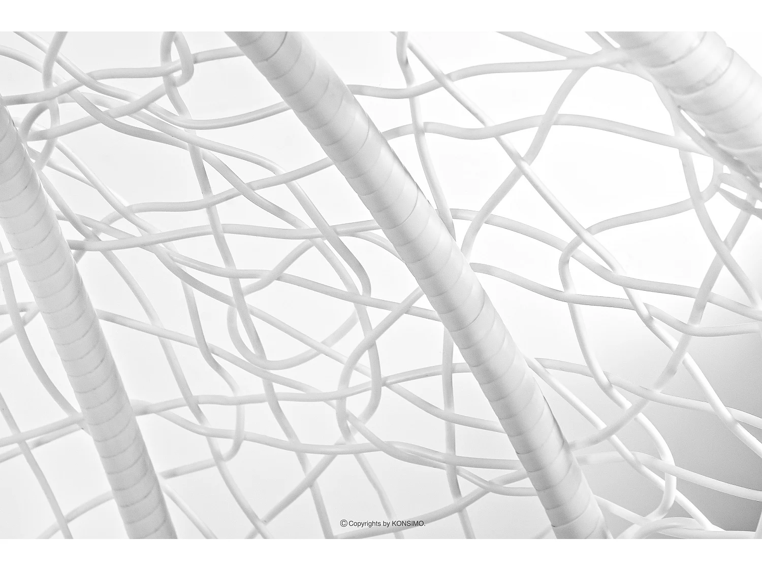 Hängesessel mit Bezug  - weiß / hellgrau - CULLUS