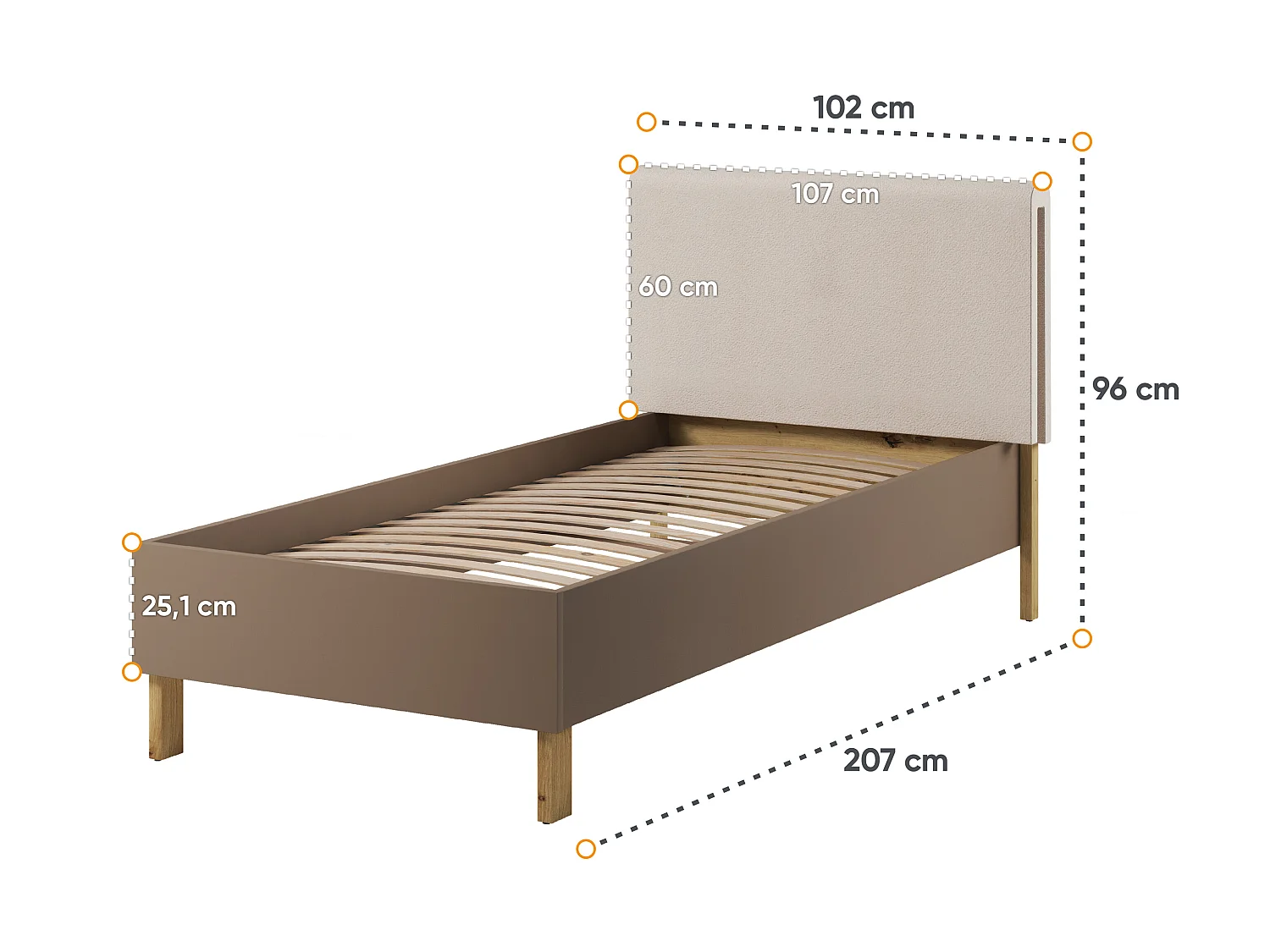 Kopfstütze - Beige - TRIDA