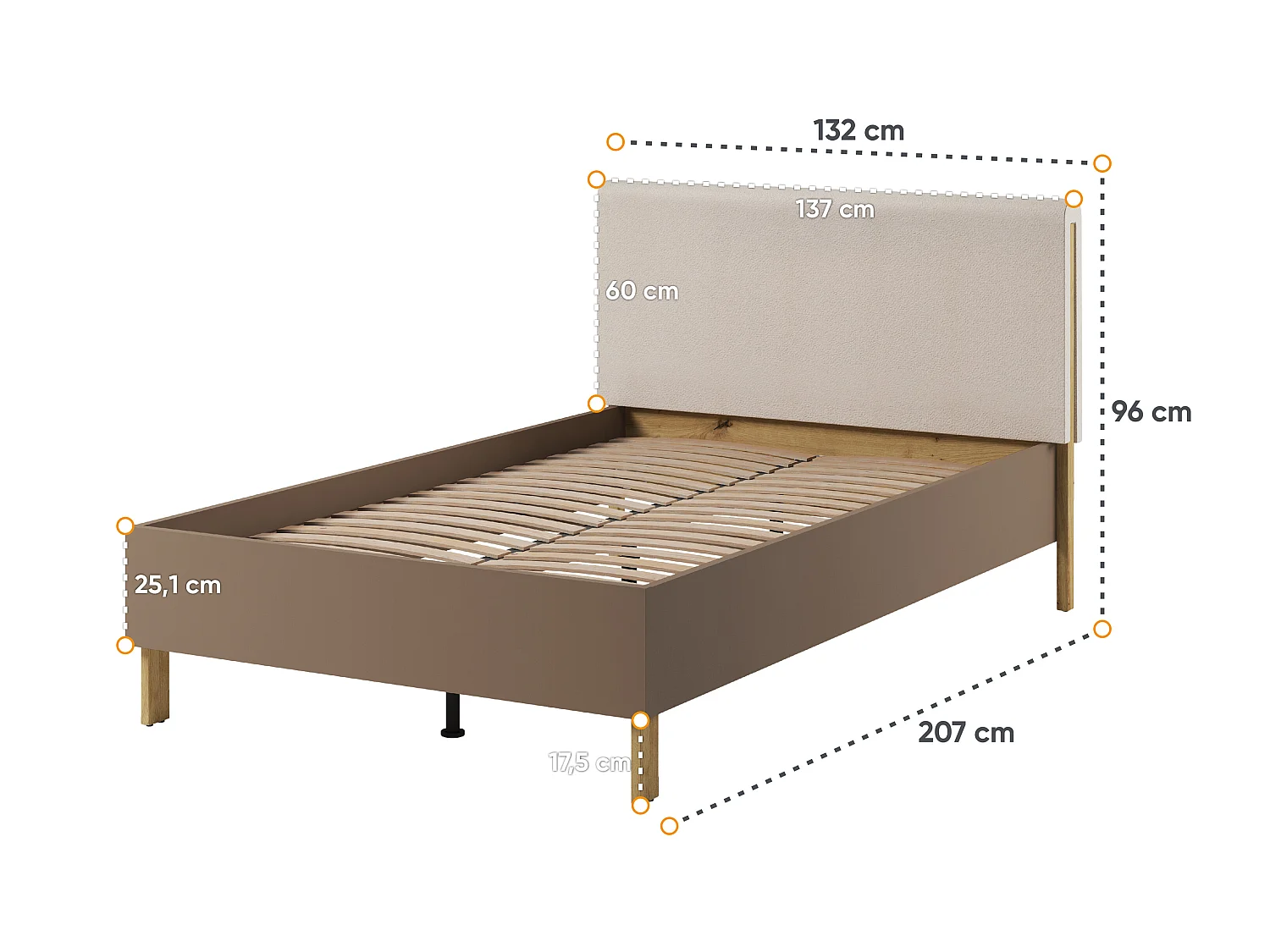 Kopfstütze - Beige - TRIDA