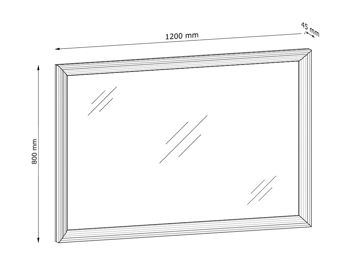 Spiegel  - Cremeweiß - ARVEN
