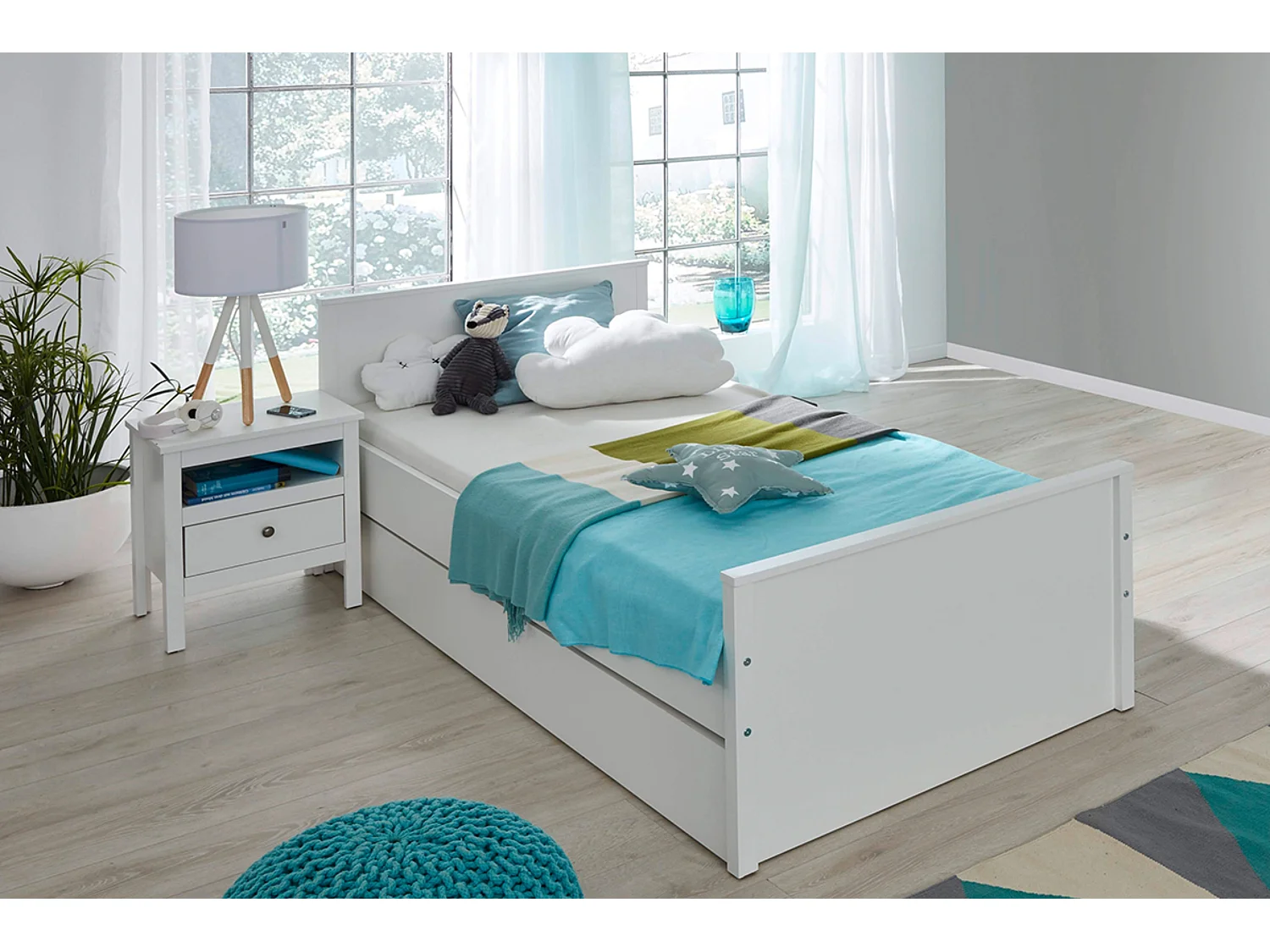 Schublade für das Bett - Weiß - FARGE