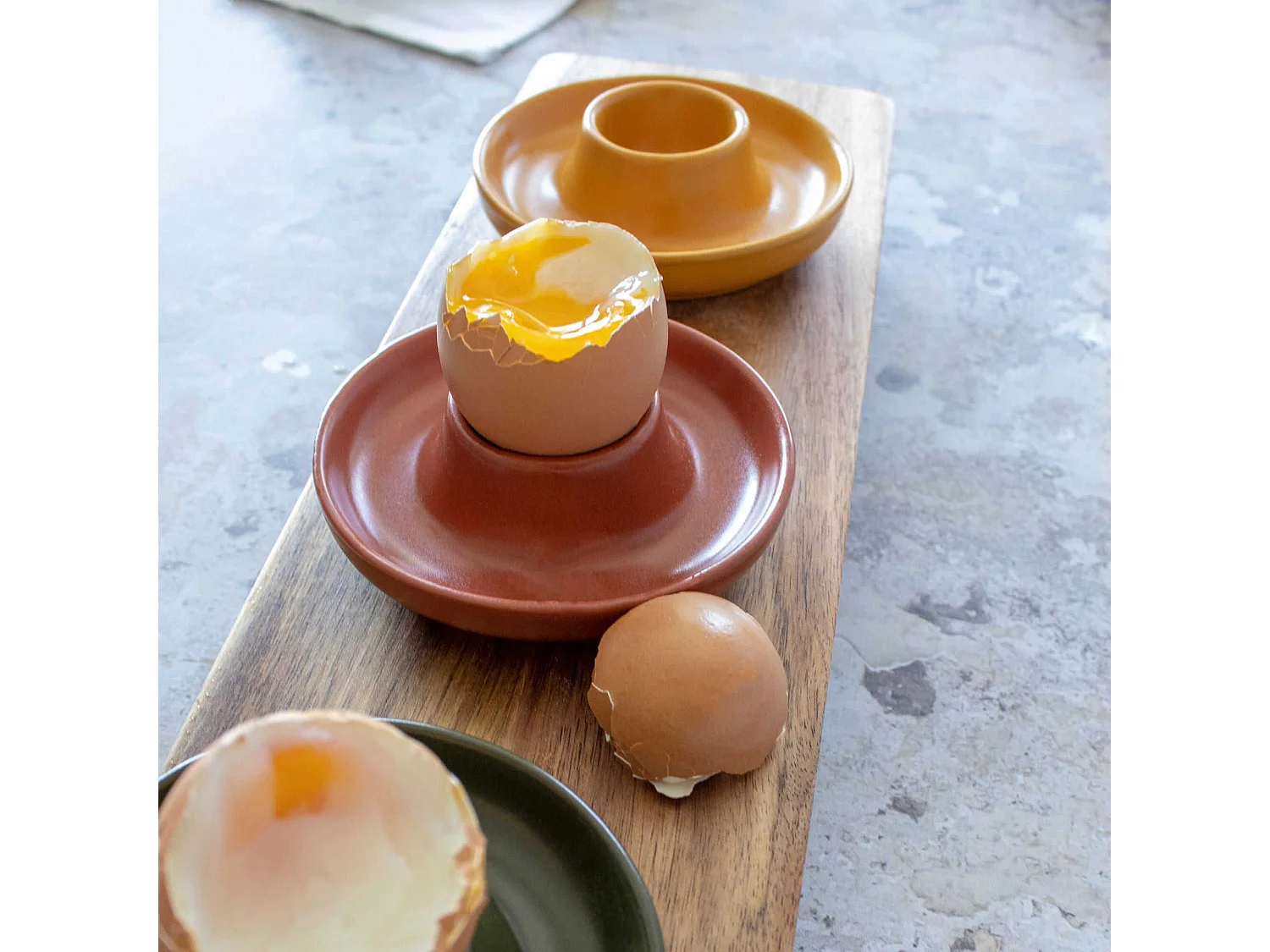 Ogo Living - Coquetier Outo En Gres Paprika