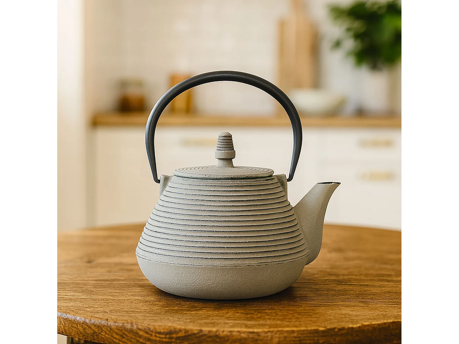 Novastyl - Theiere Sencha 1l En Fonte Grise