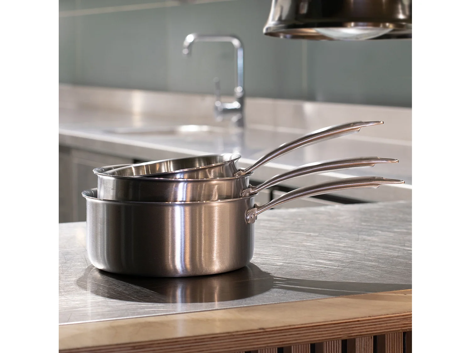 Menastyl - Casserole Triply 18cm En Acier Inoxydable - Made In France