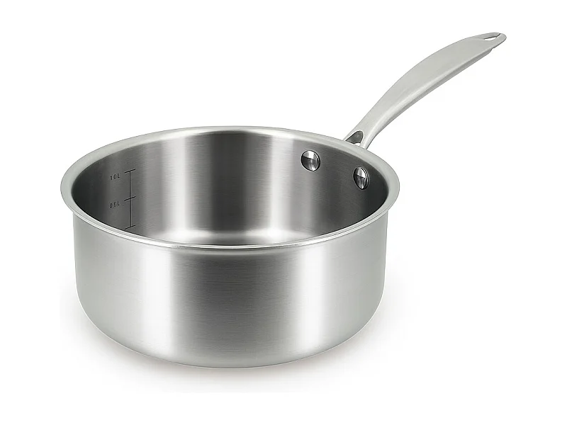 Menastyl - Casserole Triply 18cm En Acier Inoxydable - Made In France