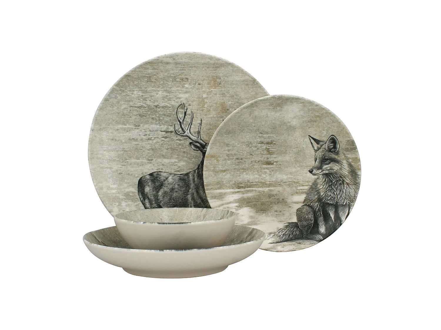 Novastyl - Lot 6 Coupelles Lachat Belier 14cm En Porcelaine