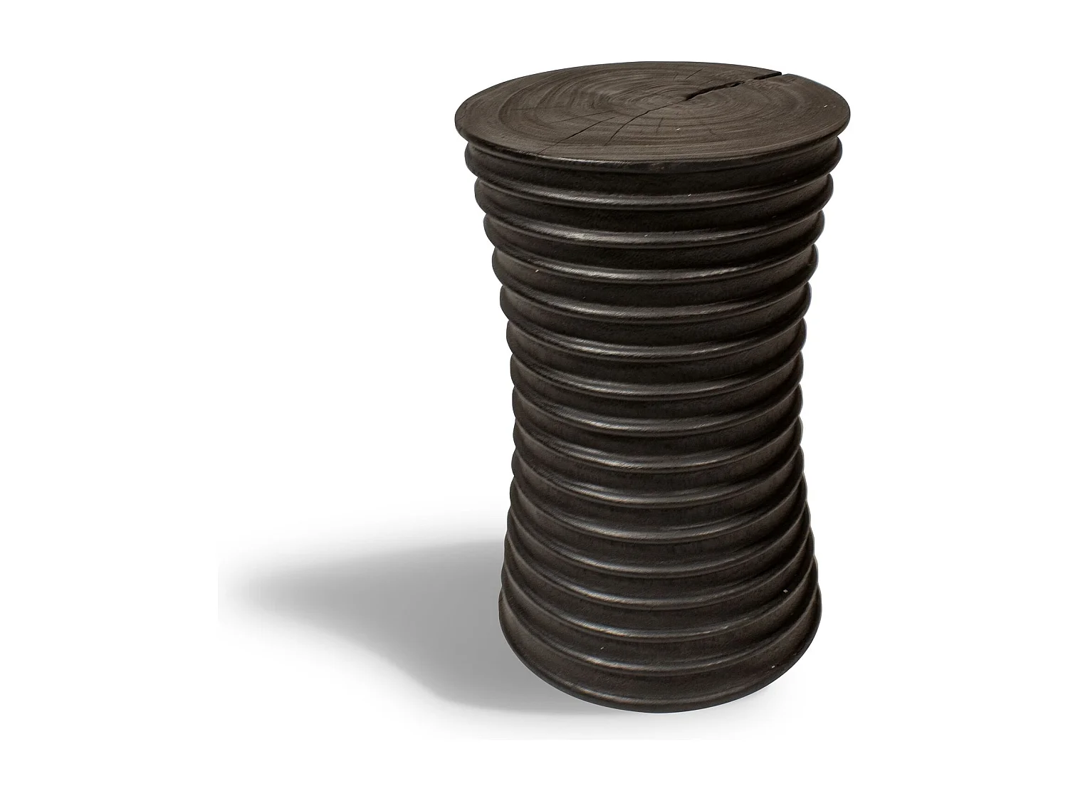 Now's Home - Meuble D'appoint En Bois D'acacia Brule