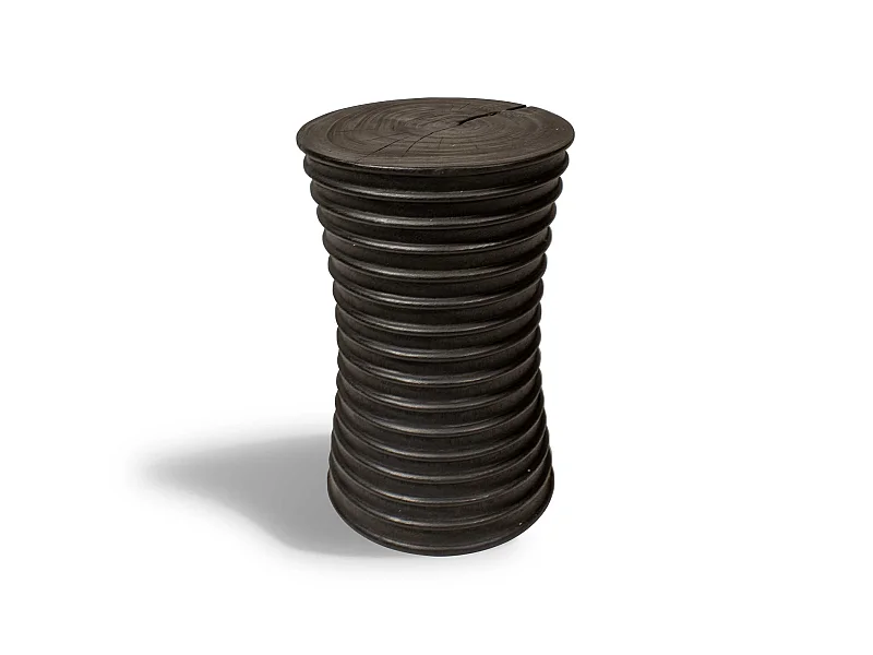 Now's Home - Meuble D'appoint En Bois D'acacia Brule