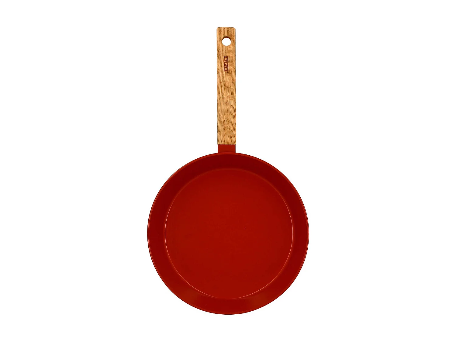 Ogo Living - Poele Ector 24cm En Aluminium Paprika Avec Manche En Bois