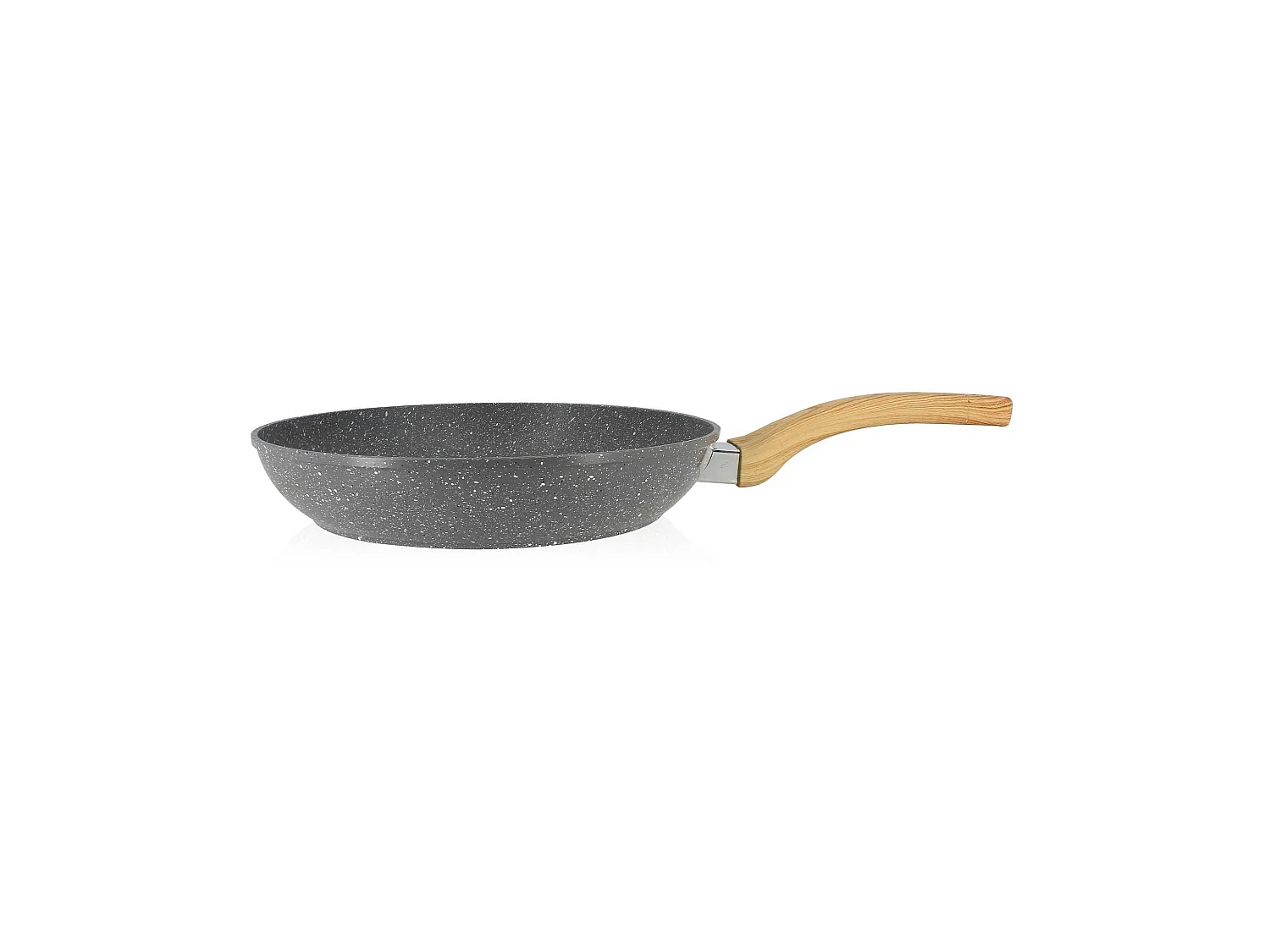 Menastyl - Poele Cannelle 28cm Avec Poignee En Bois Clair