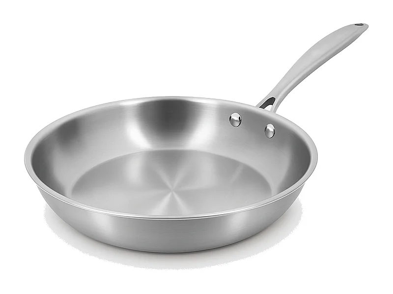 Menastyl - Poele Triply 24cm En Acier Inoxydable - Made In France