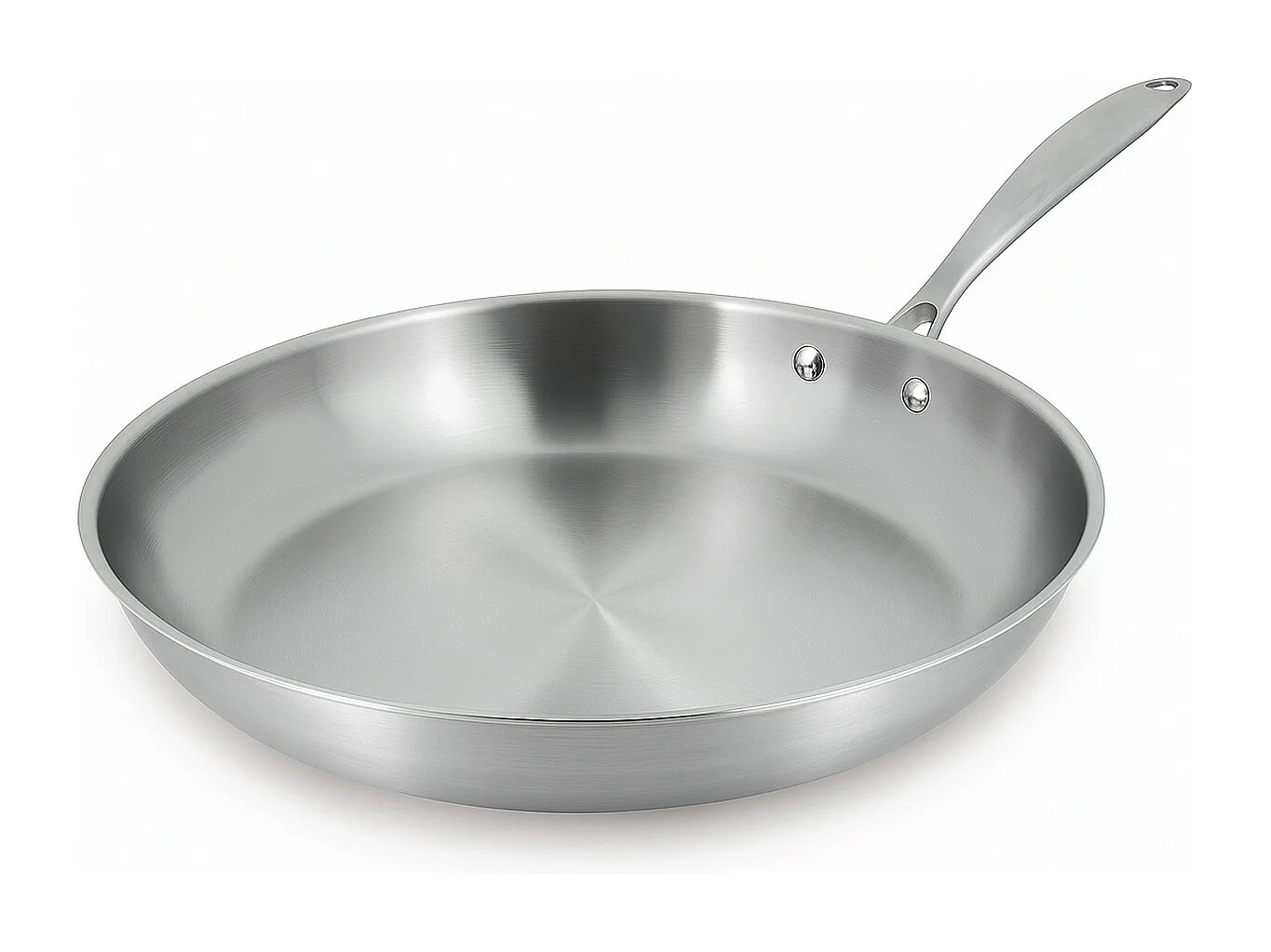 Menastyl - Poele Triply 32cm En Acier Inoxydable - Made In France