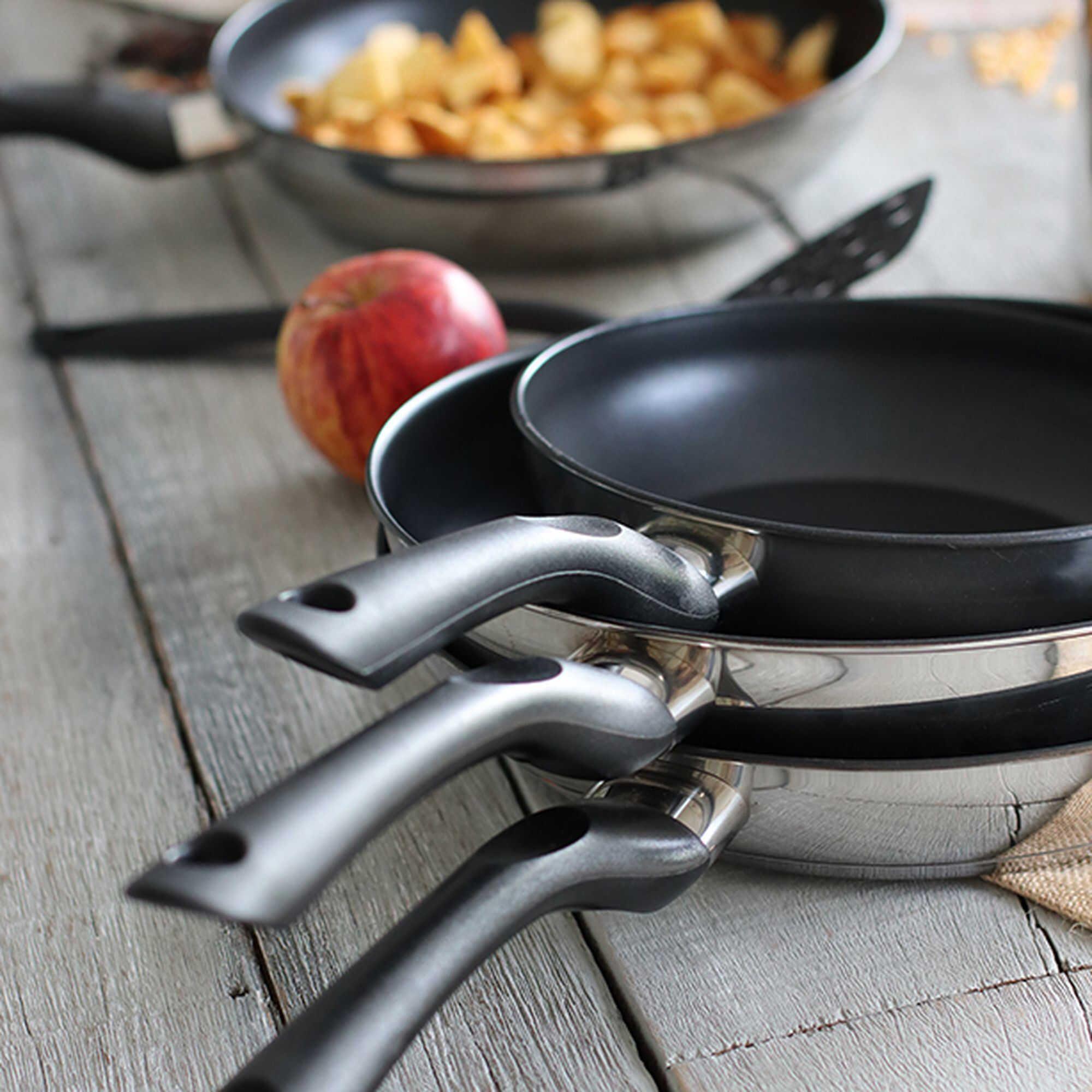 Menastyl Poele Ambre 28cm En Inox Induction