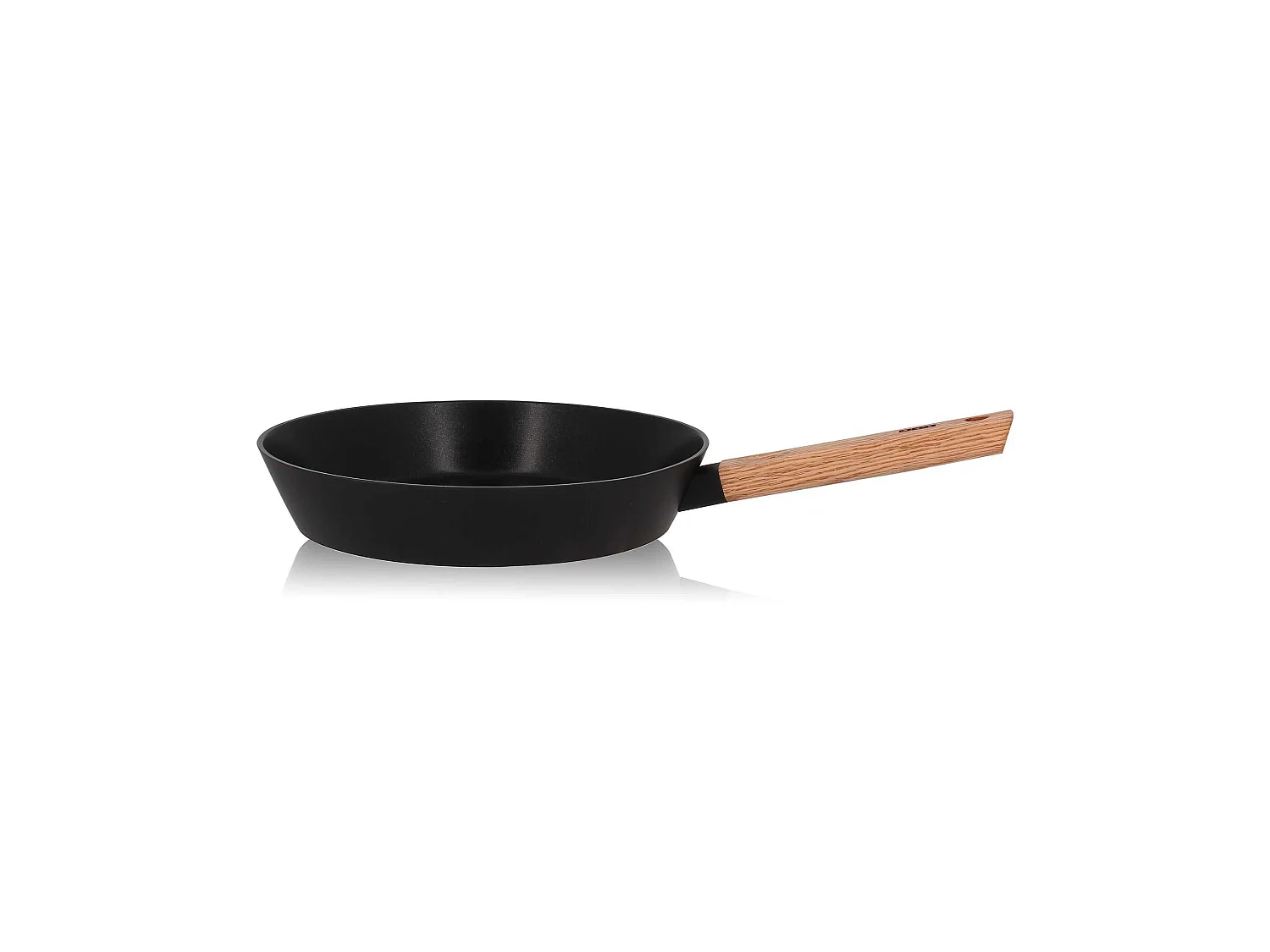 Ogo Living - Poele Ector Induction En Aluminium Et Manche En Bois 28 Cm