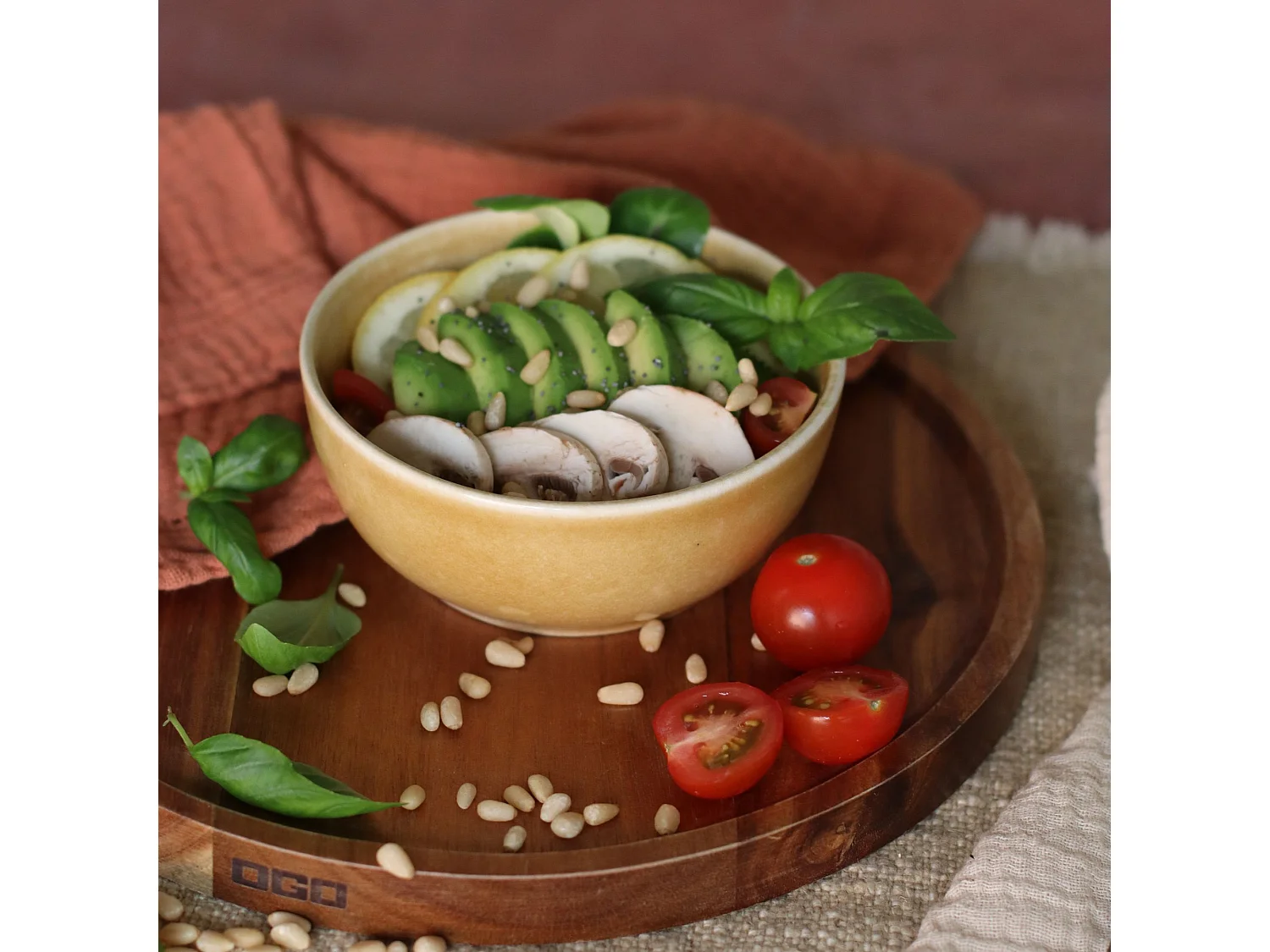 Ogo Living - Poke Bowl 12.5cm En Gres Ocre 360 Ml