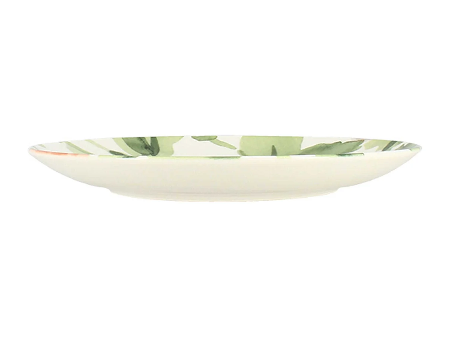 Novastyl - Lot 6 Assiettes Desserts Floralux 21cm En Porcelaine