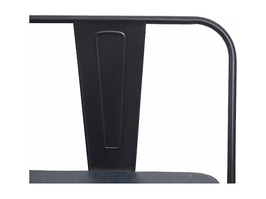 Banc à 2 places, HWC-H10, pour vestiaire, salle à manger, design industriel-vintage, similicuir - noir-gris