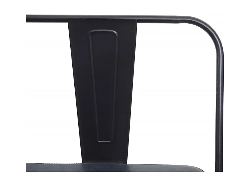 Banc à 3 places, HWC-H10, pour salle à manger,design chesterfield, industriel,gastronomie,similicuir-noir-gris