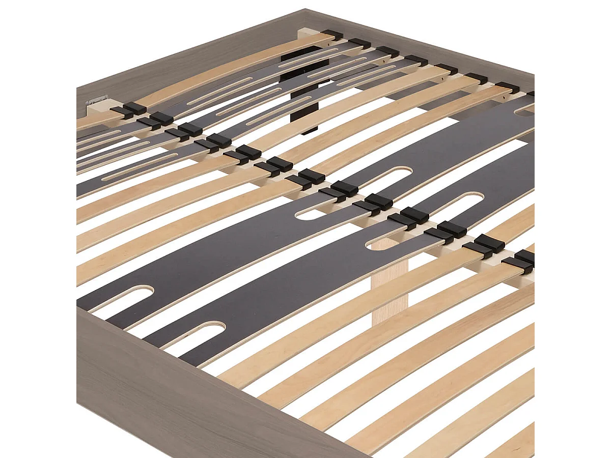 FACILKIT - Sommier Démontable 140x190cm Aspect Naturel