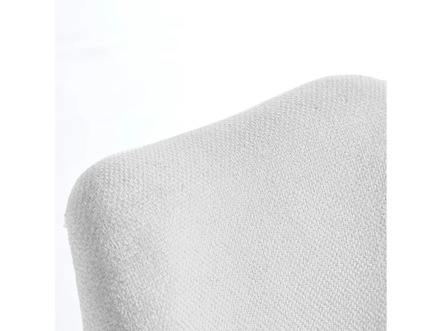 Lot 2 chaises scandinaves en bois et tissu gris