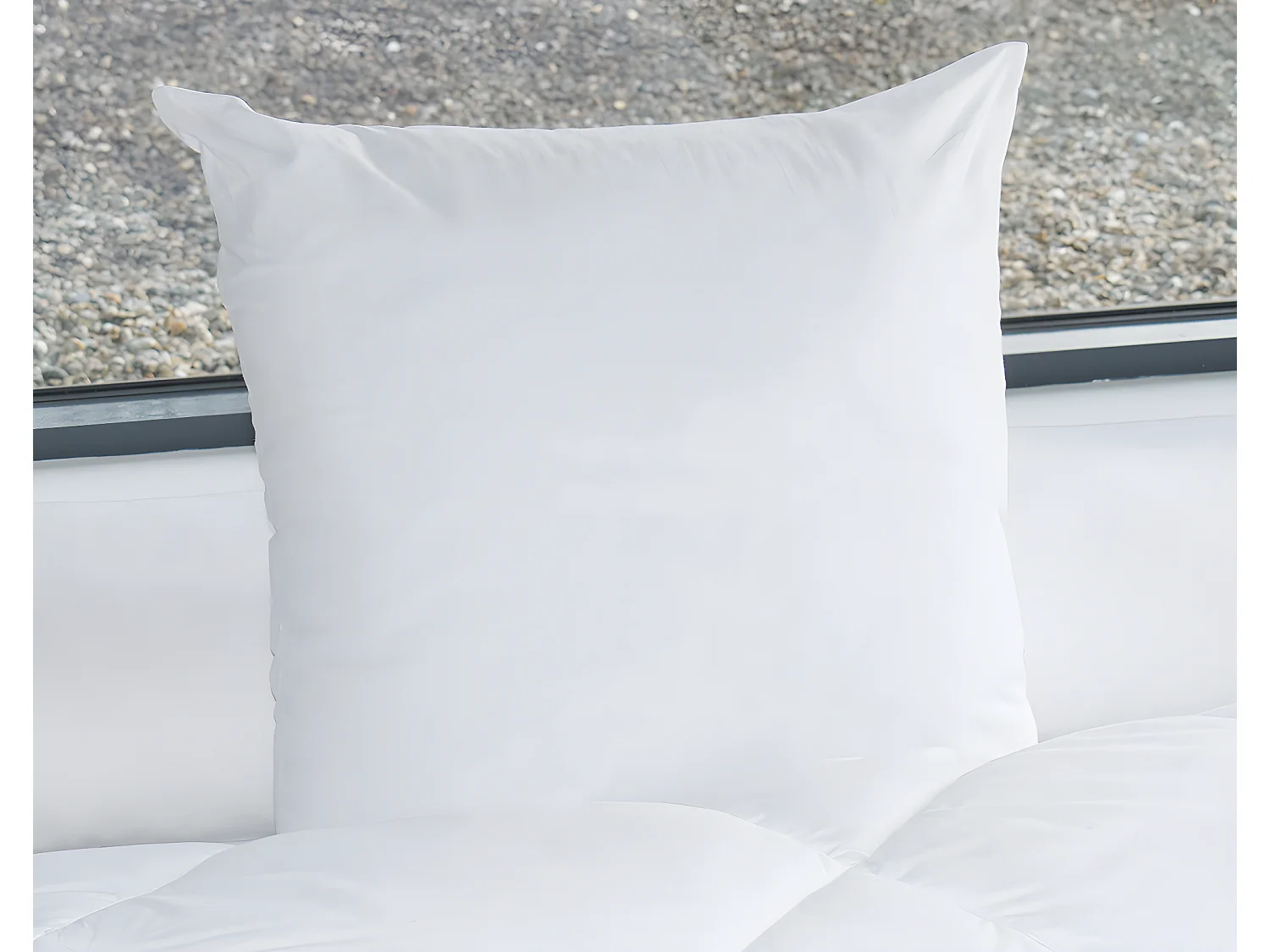 Kopfkissen 2er-Set - 60 x 60 cm - 600 gr - MARIN von DREAMEA