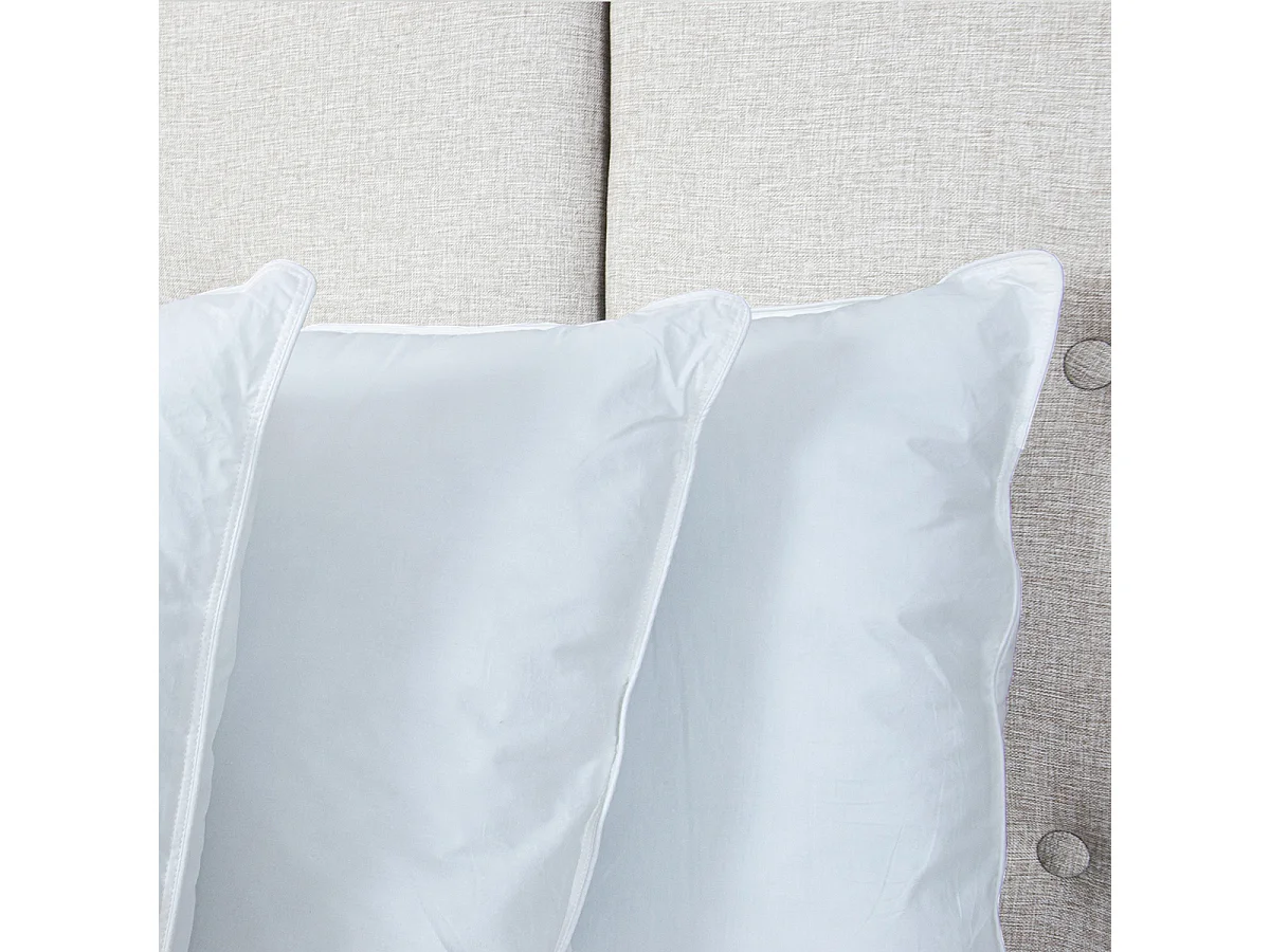 Lot de 2 oreillers Luxotel 60x60 cm Fibres creuses polyester