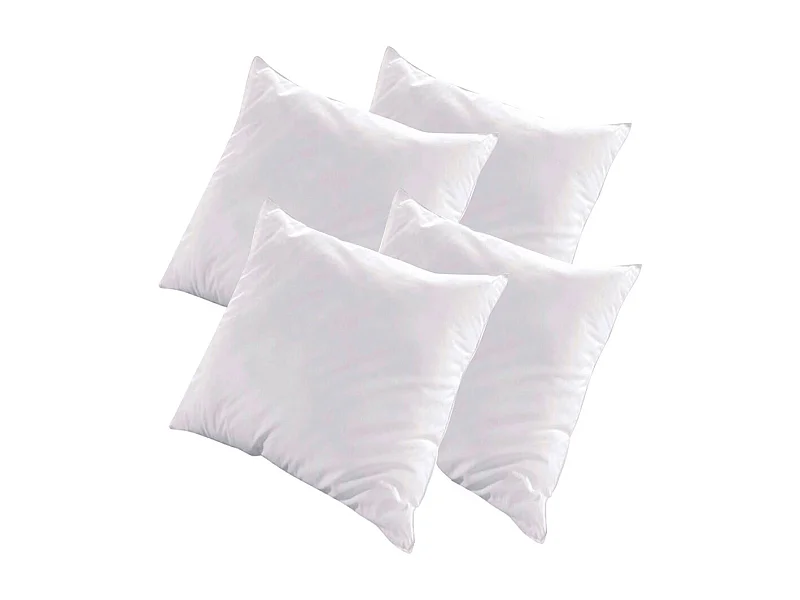 BELLECOUR LITERIE | Lot de 4 oreillers 60x60 cm LUXOTEL | Fibres creuses