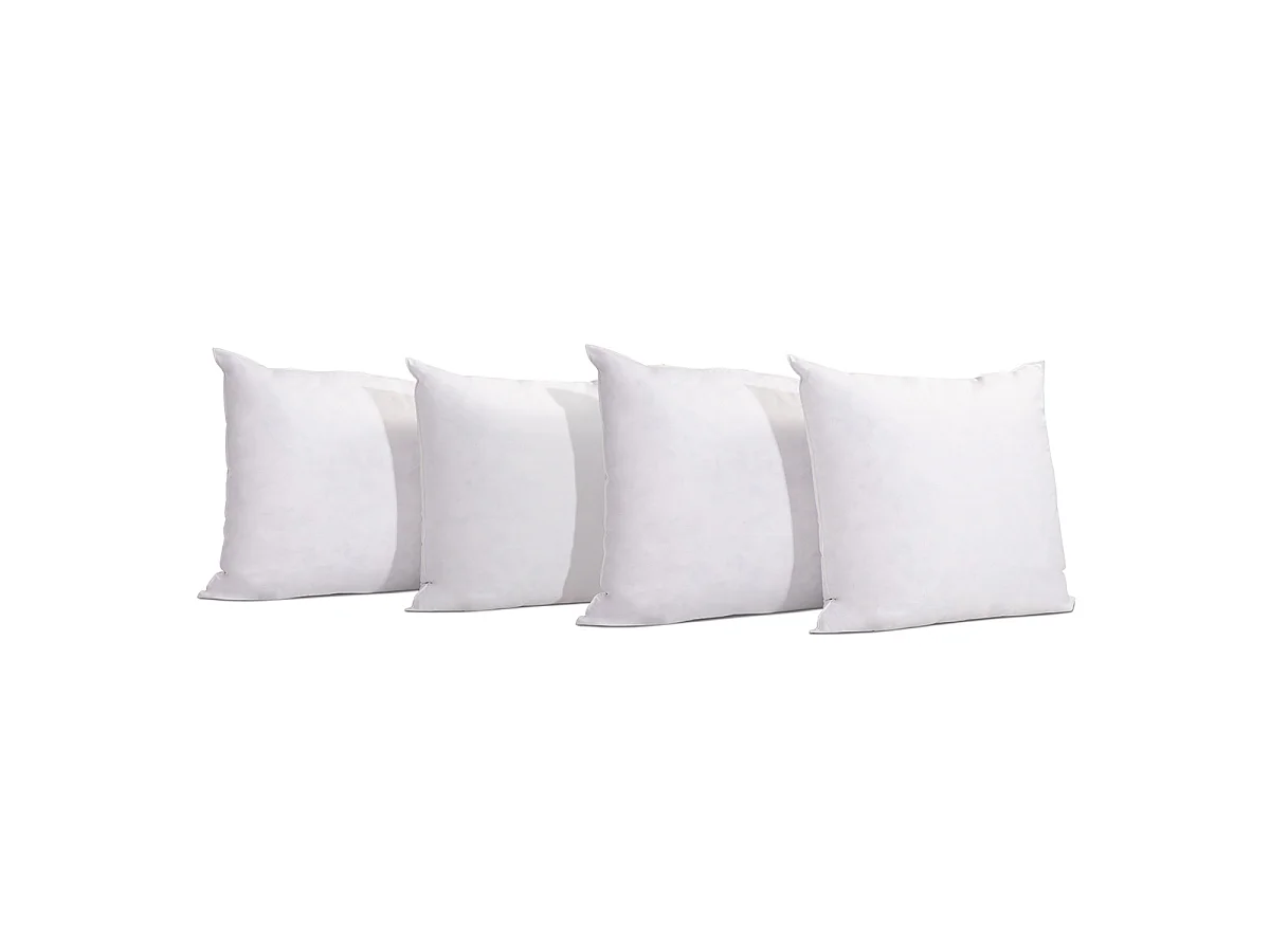 OLYMPE LITERIE | Lot de 4 oreillers 65x65 cm NATURA | Duvet & Plumess