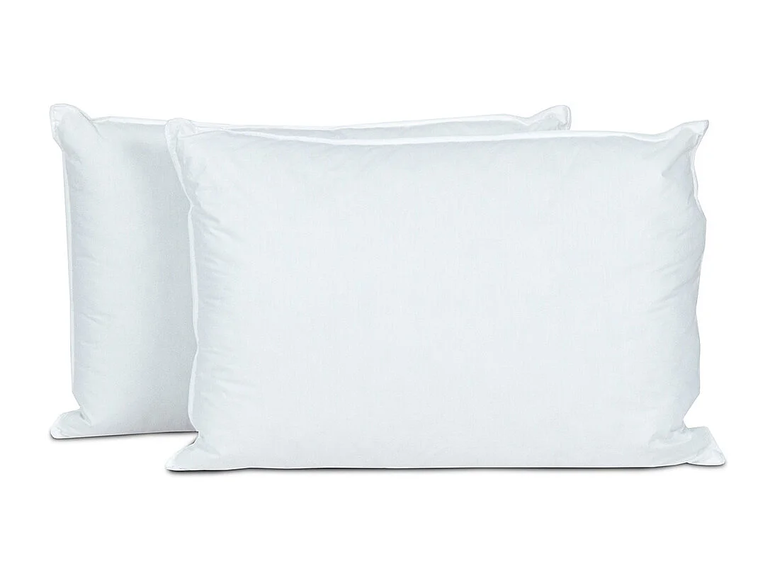 BELLECOUR LITERIE | Lot de 2 oreillers 50x70 cm ALASKA | Fibres creuses polyester