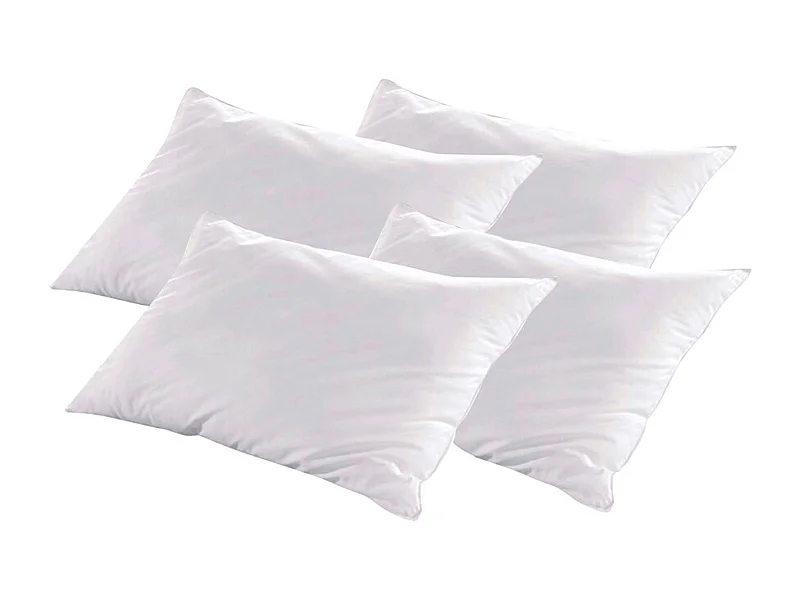BELLECOUR LITERIE | Lot de 4 oreillers 40x60 cm LUXOTEL | Fibres creuses