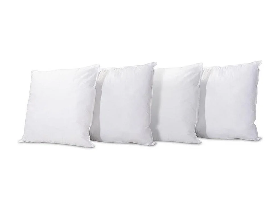 BELLECOUR LITERIE | Lot de 4 oreillers 65x65 cm ALASKA | Fibres creuses polyester