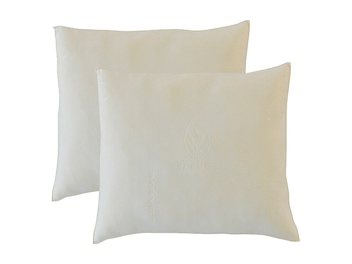 Oreiller Memoire Forme Bleu Câlin Lot De 2 Oreillers Anti-Acariens, Anti Bactériens, Confort Moelleux, 60x60 Cm Oreiller 65x65