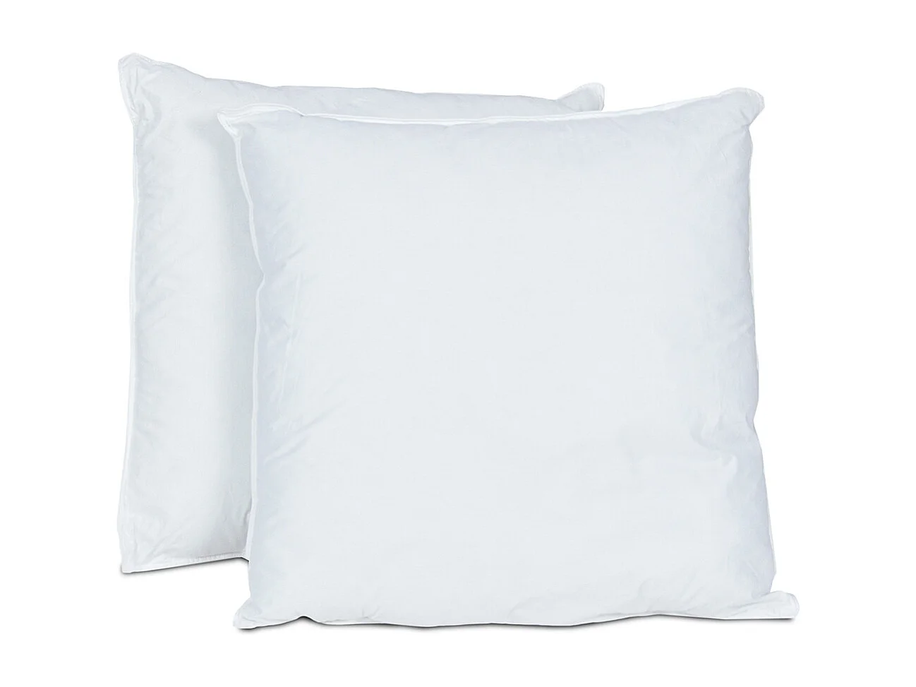 BELLECOUR LITERIE | Lot de 2 oreillers 60x60 cm ALASKA | Fibres creuses polyester