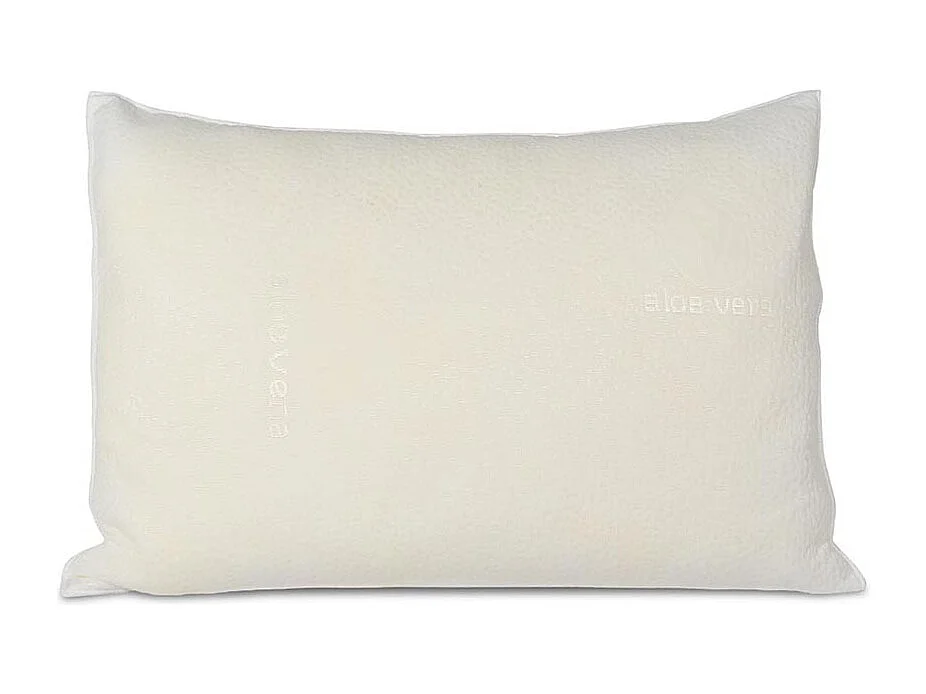 OLYMPE LITERIE | Lot de 2 oreillers 30x50 cm FLOCONS | Mémoire de forme