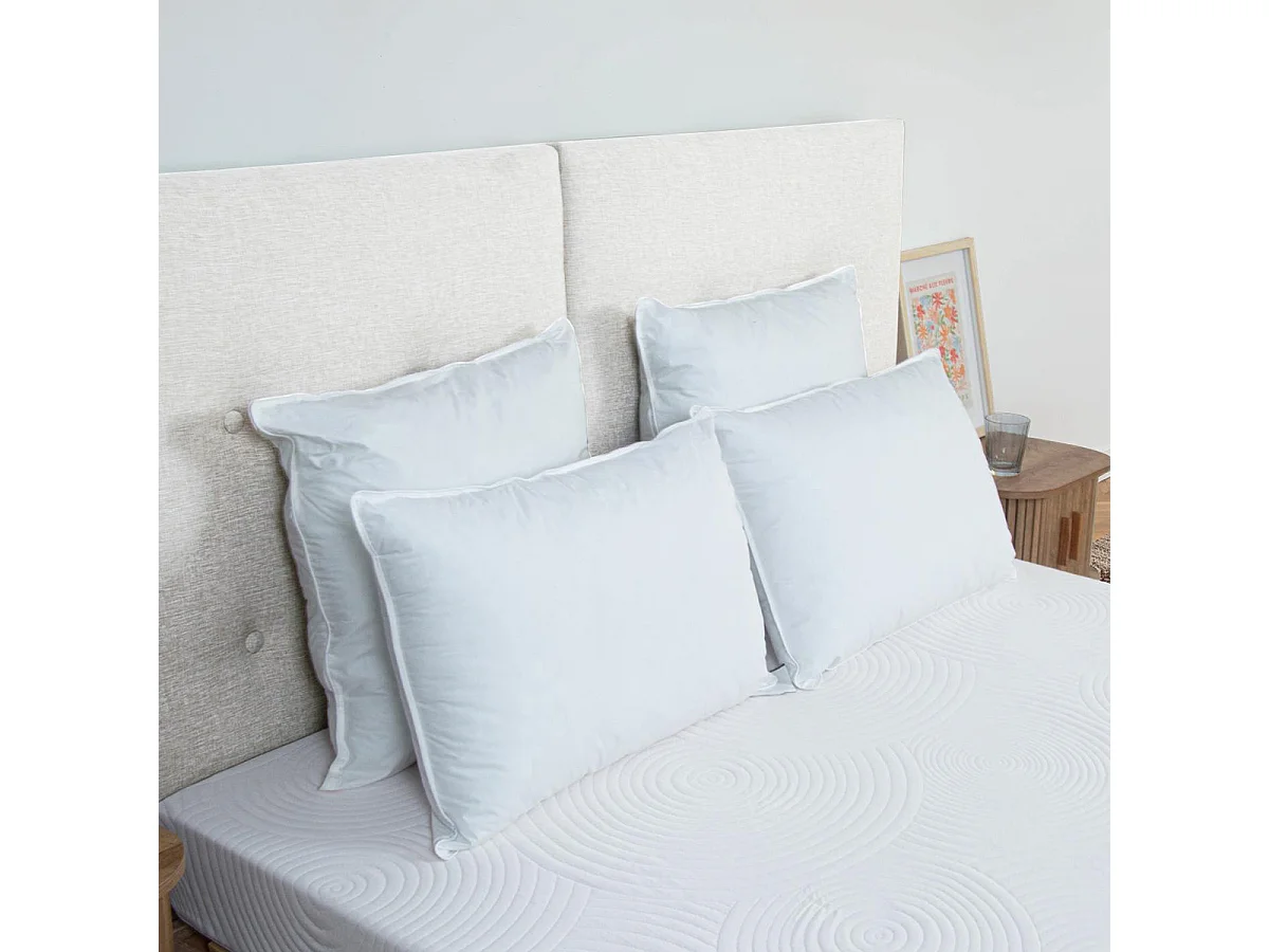 Oreiller Luxotel 60x60 cm Fibres creuses polyester