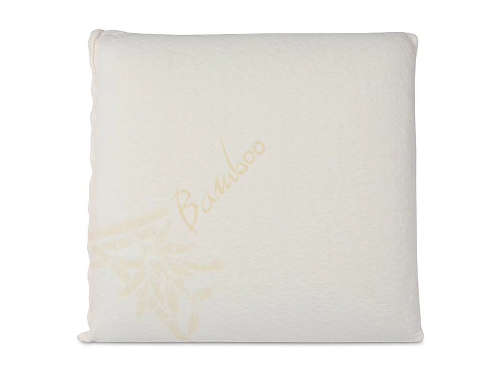 OLYMPE LITERIE | Lot de 4 oreillers 60x60 cm BAMBOO | Mousse avec mémoire de forme