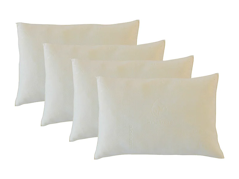 OLYMPE LITERIE | Lot de 4 oreillers 50x70 cm FLOCONS | Mémoire de forme