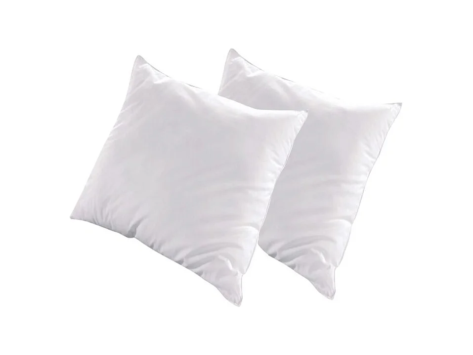 OLYMPE LITERIE | Lot de 2 oreillers 60x60 cm NATURA | Duvet & Plumess