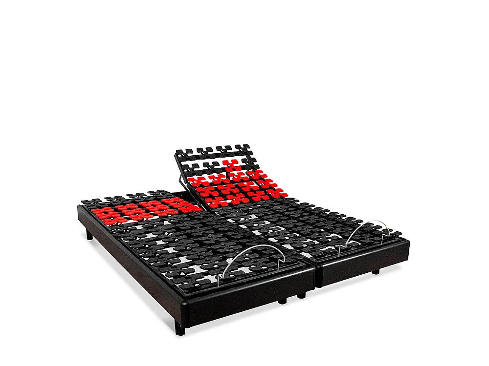 Ensemble Duo Matelas Mousse Accueil Mémoire de forme + Sommiers électriques SuperFlex 12x80x200 cm