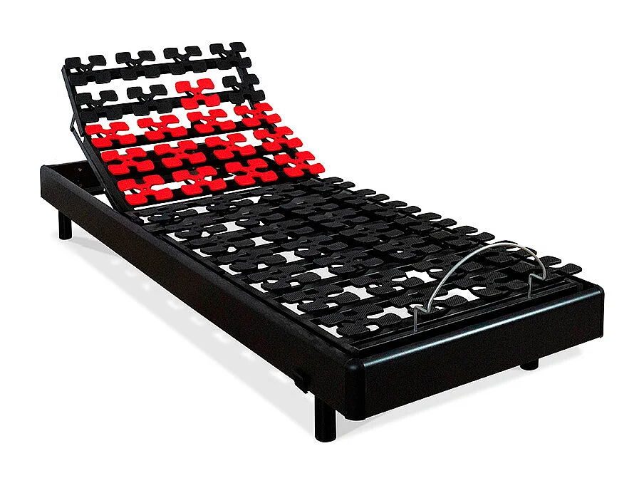 BELLECOUR LITERIE | Ensemble SUPERFLEX 80x190 cm | Sommier électrique + Matelas Mémoire de forme