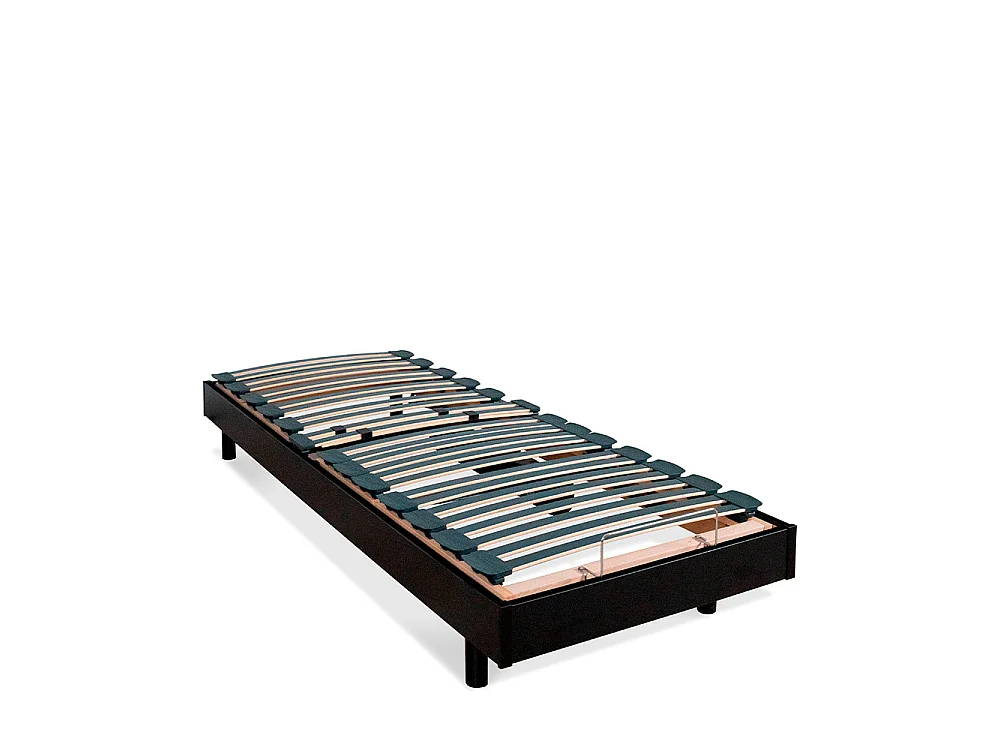 Ensemble Matelas Mousse Accueil Mémoire de forme + Sommier électrique Flex 90x200 cm