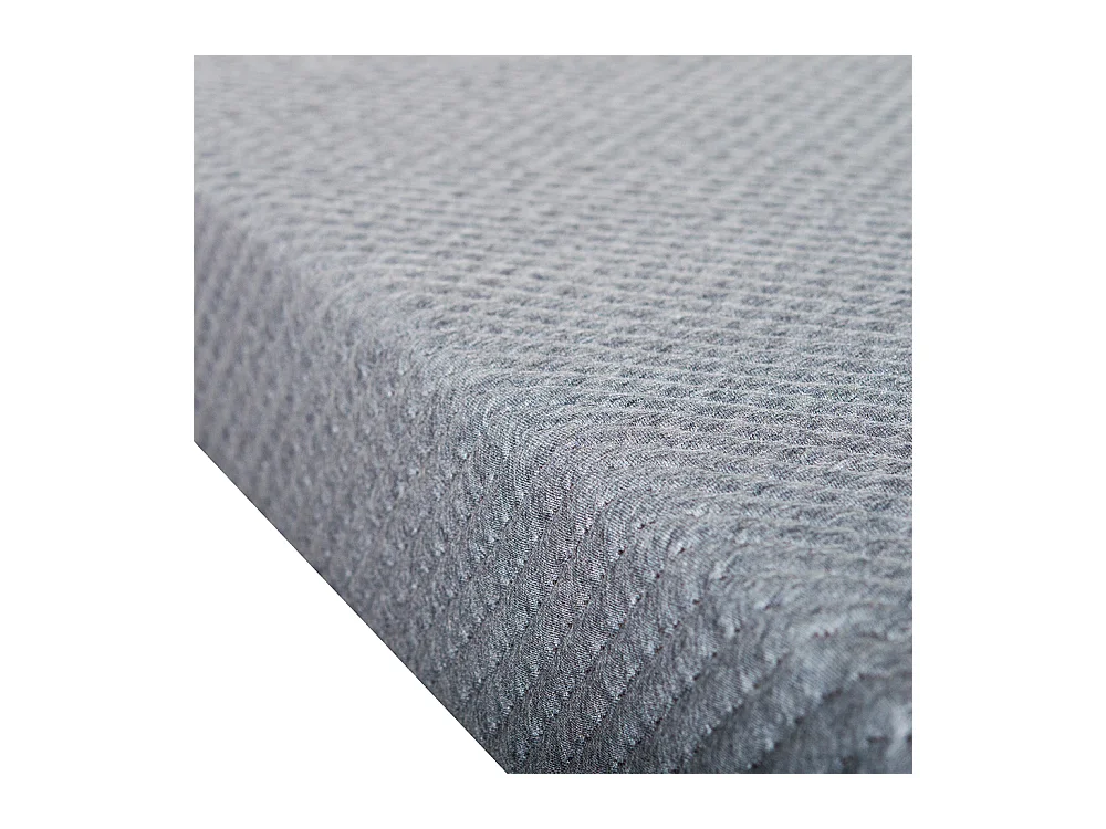 OLYMPE LITERIE | Sommier en bois TAPISSIER KIT 140x190 cm | Coloris Gris ciment | Livré en kit