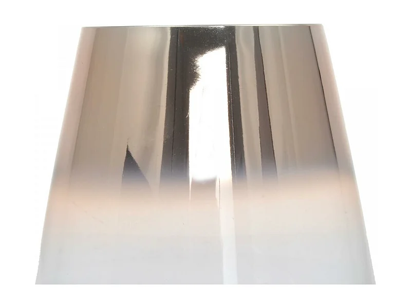 Vase soufflé à la bouche en verre AQUA 16x16x18,5 rose et blanc