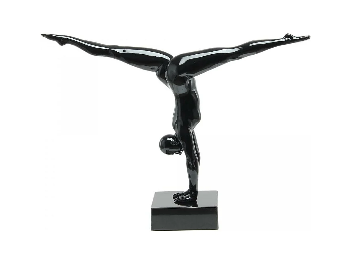 Statue fait à la main en résine HOM 64x15x51 noir