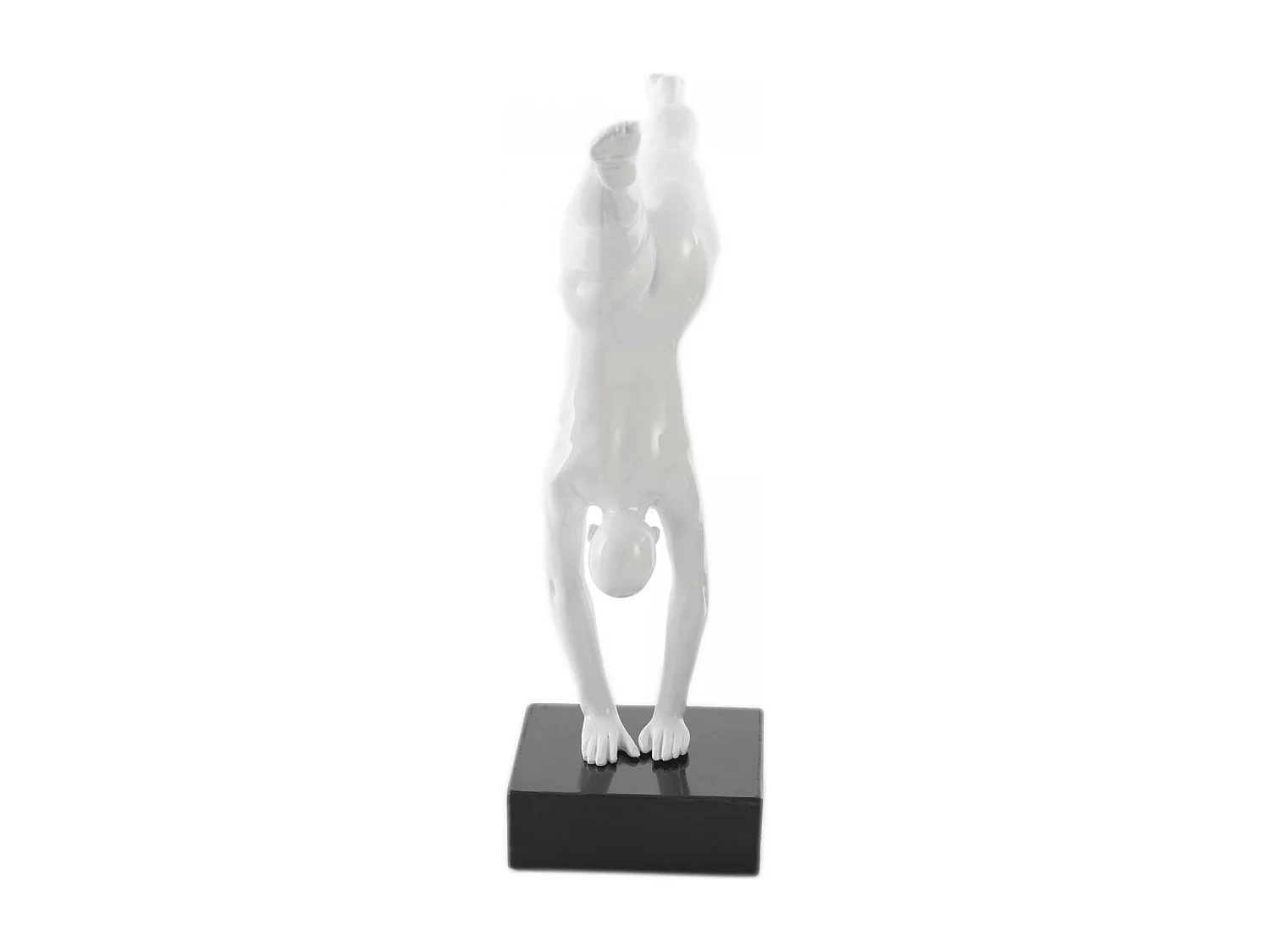 Statue fait à la main en résine HOM 64x15x51 blanc